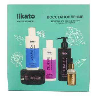 Комплекс для повседневного ухода за волосами «Восстановление» Комплекс для повседневного ухода за волосами «Восстановление»