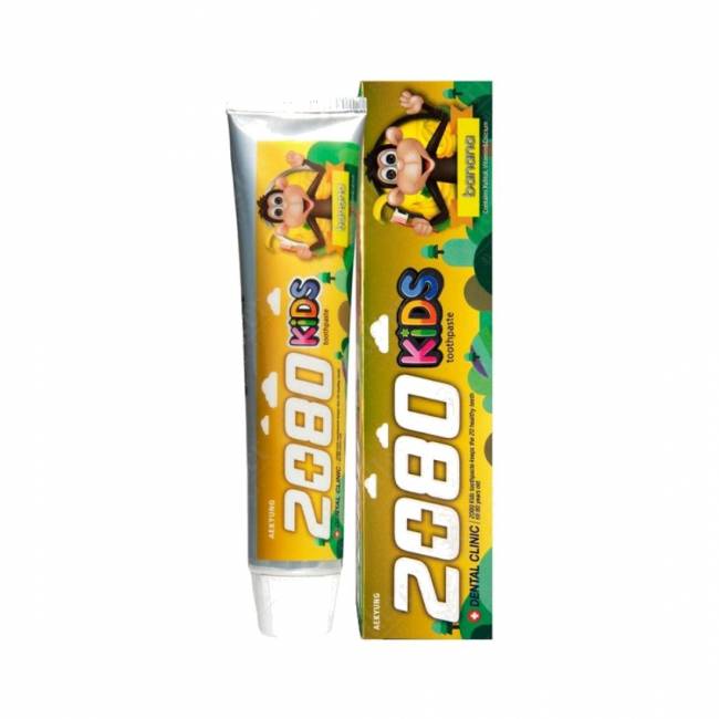 Детская зубная паста Dental Clinic 2080 KIDS Banana Детская зубная паста Dental Clinic 2080 KIDS Banana