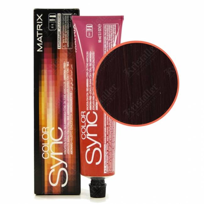 Краска для волос без аммиака Color Sync 4BR Краска для волос без аммиака Color Sync 4BR
